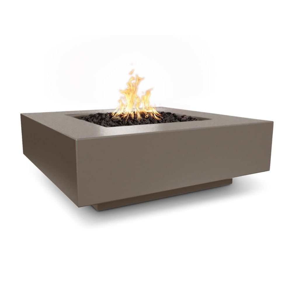 Outdoor Plus Cabo Square GFRC Gas Fire Pit Table - Flame Sense