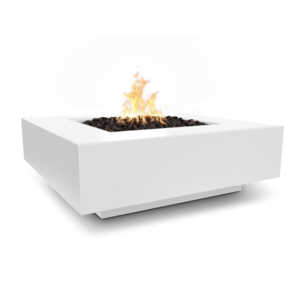 Outdoor Plus Cabo Square GFRC Gas Fire Pit Table - Match Lit