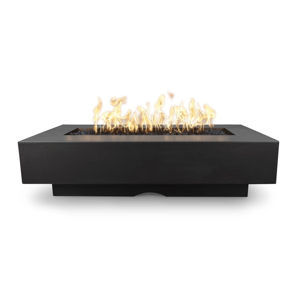 Outdoor Plus Del Mar 60-Inch Rectangular GFRC Gas Fire Pit - Match Lit