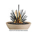 Outdoor Plus Florence 42-Inch GFRC Gas Fire Pit - Match Lit (OPT-FL42) - with desert stick ornaments 
