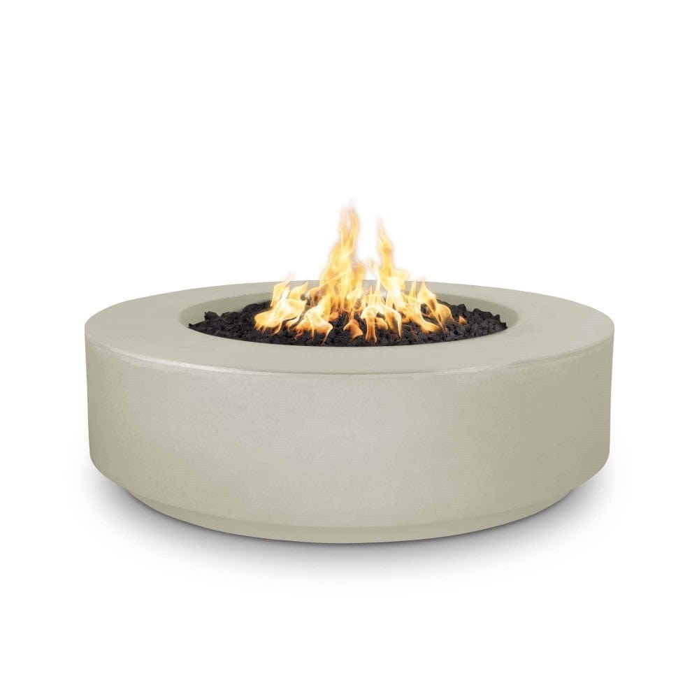Outdoor Plus Florence 42-Inch GFRC Gas Fire Pit - Match Lit (OPT-FL42) - beige