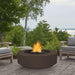 Outdoor Plus Florence 42-Inch GFRC Gas Fire Pit - Match Lit (OPT-FL42) - brown