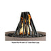 Outdoor Plus Florence 42-Inch GFRC Gas Fire Pit - Match Lit (OPT-FL42) - steel logs