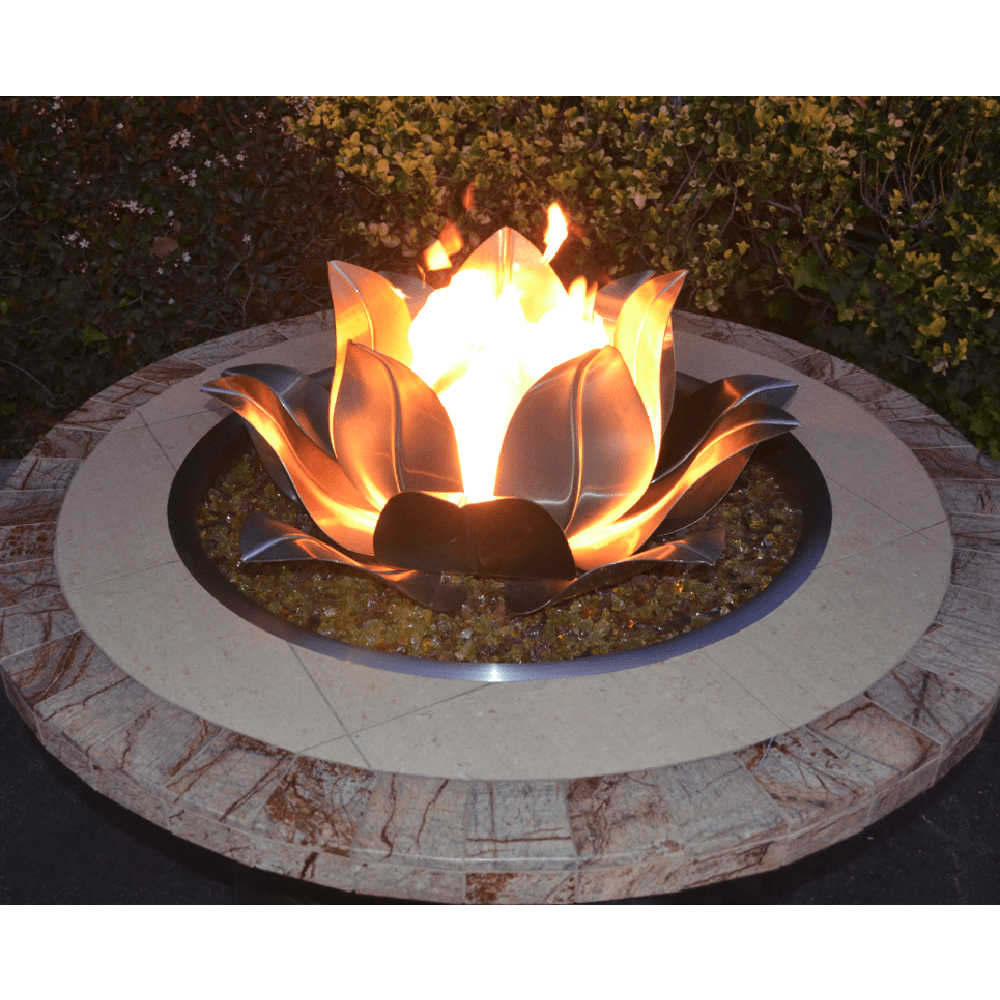 Outdoor Plus Lotus Flower Ornamental Gas Burner (OPT-LF)