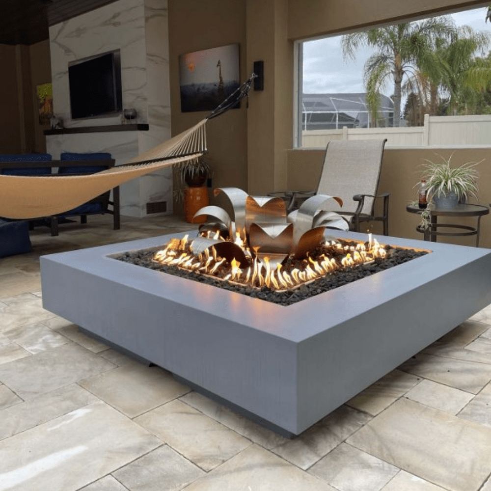 Outdoor Plus Lotus Flower Ornamental Gas Burner (OPT-LF)