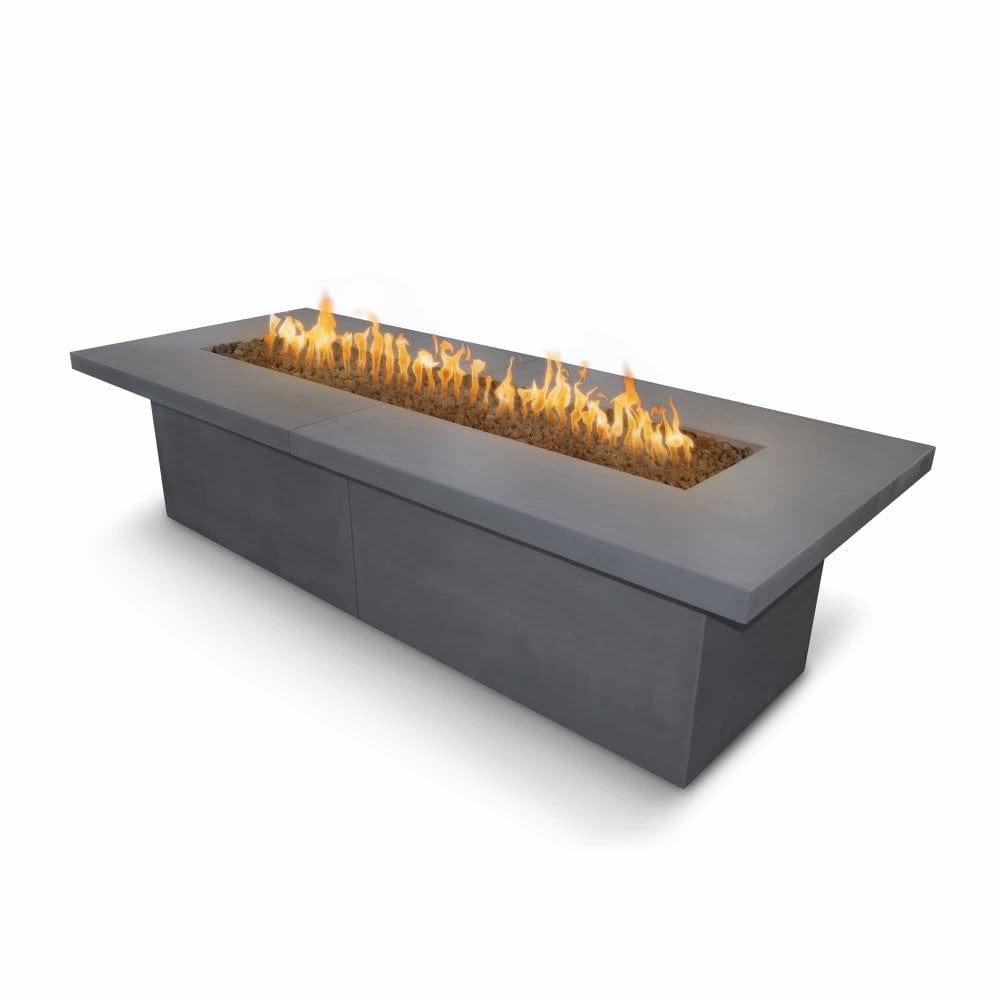 Outdoor Plus Newport Rectangular Concrete Gas Fire Table - Flame Sense