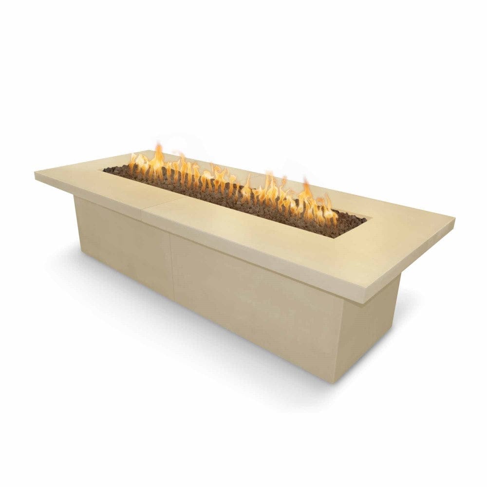 Outdoor Plus Newport Rectangular Concrete Gas Fire Table - Flame Sense