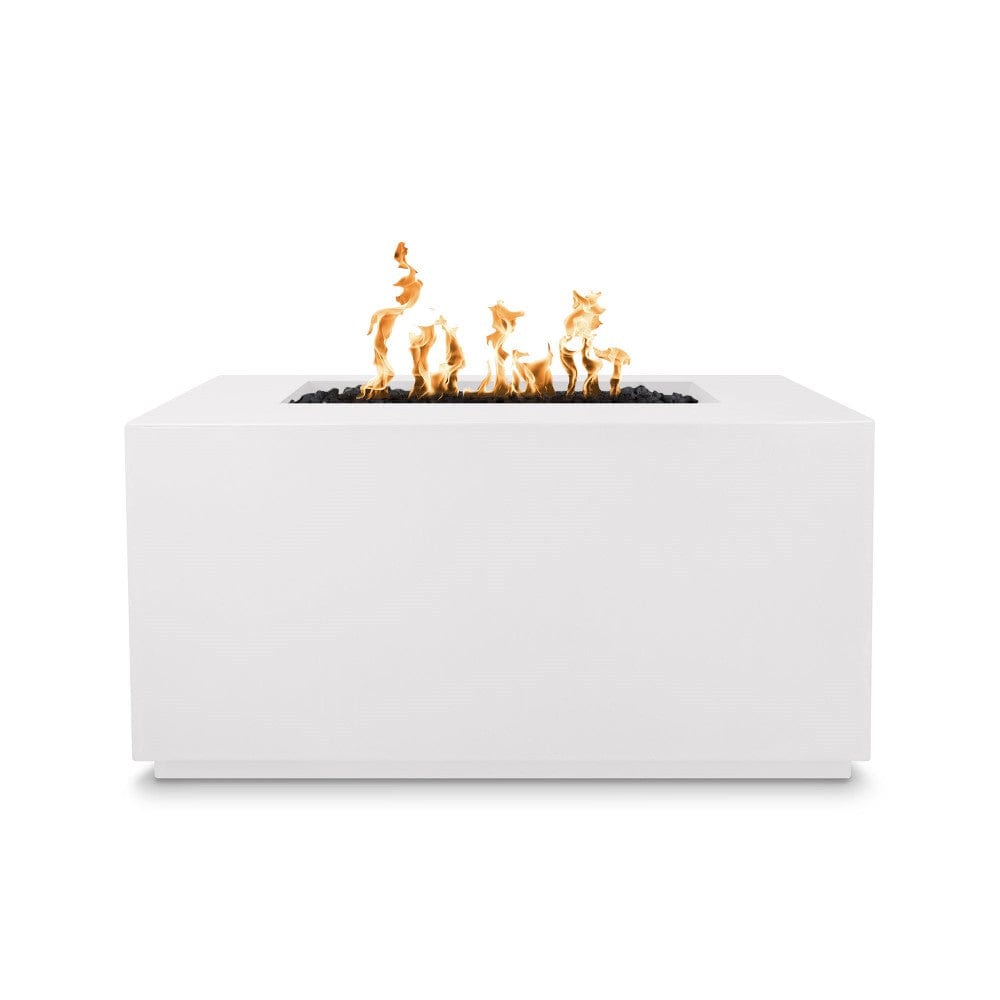 Outdoor Plus Pismo 48-Inch Rectangular GFRC Gas Fire Pit - Match Lit (OPT-2448)