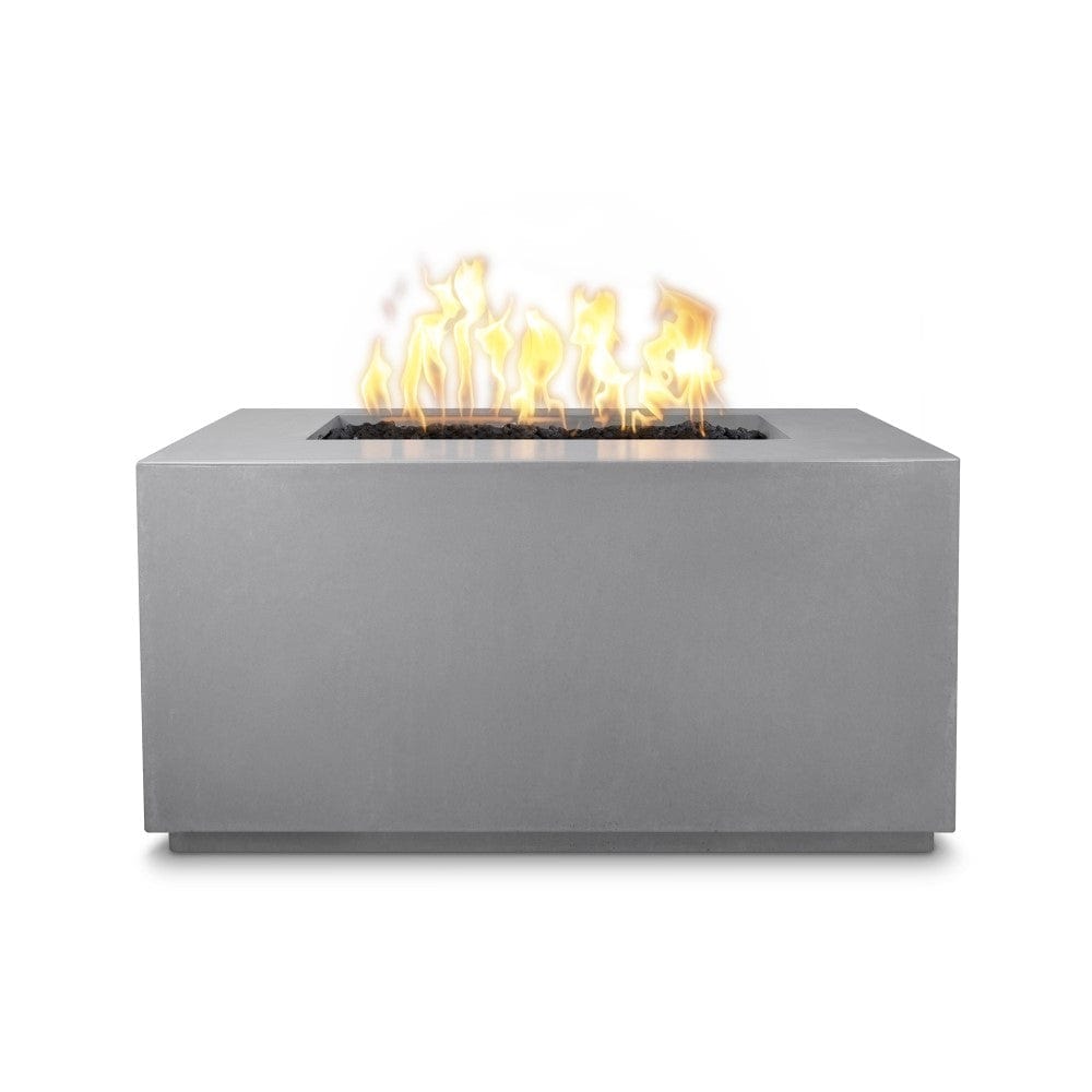 Outdoor Plus Pismo 48-Inch Rectangular GFRC Gas Fire Pit - Match Lit (OPT-2448)