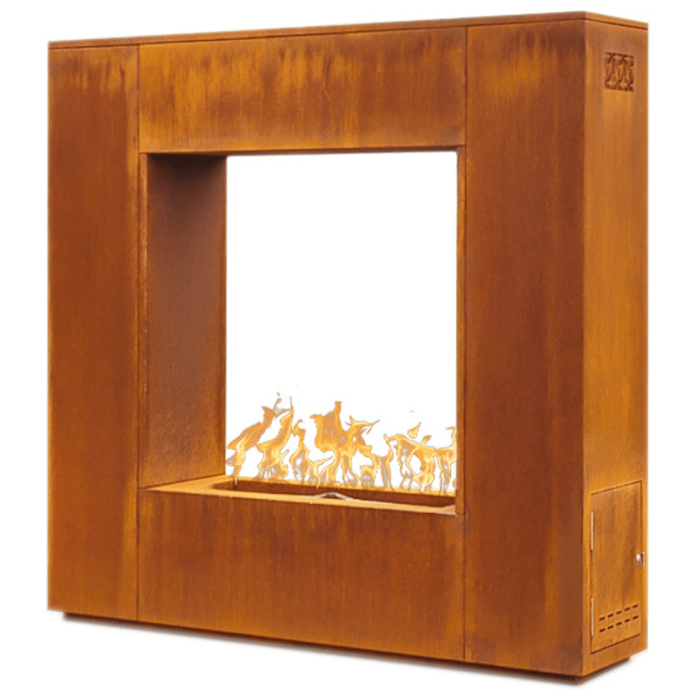 Outdoor Plus The Williams Outdoor Gas Fireplace with Flame Sense Ignition - 3 Sizes