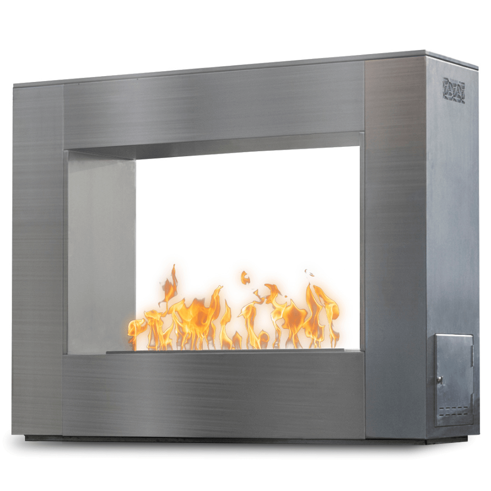 Outdoor Plus The Williams Outdoor Gas Fireplace with Flame Sense Ignition - 3 Sizes
