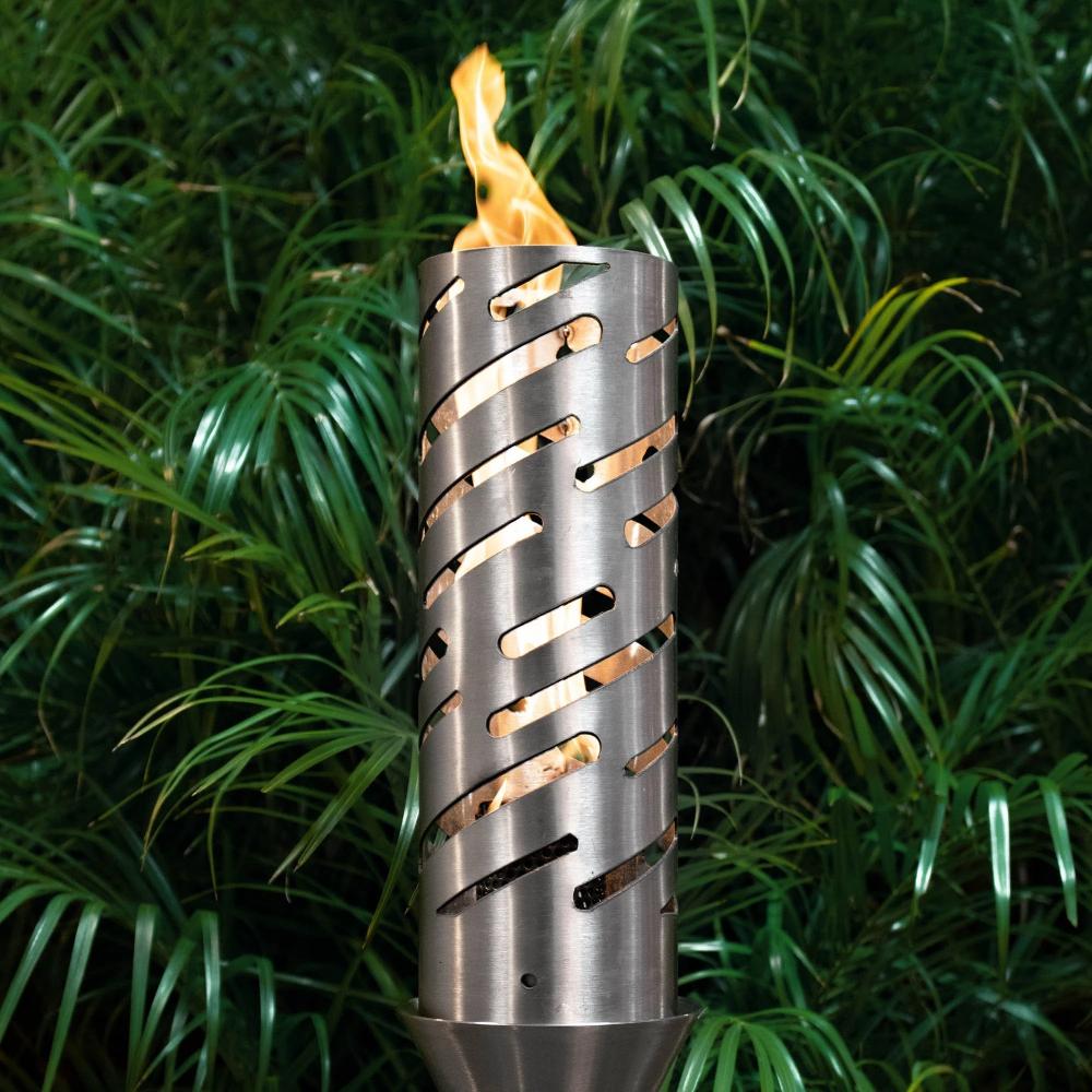 Outdoor Plus 14-Inch Shooting Star Stainless Steel Gas Torch
