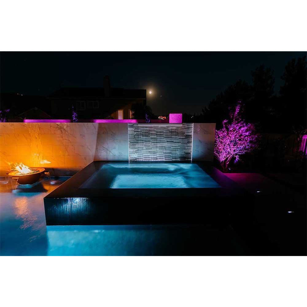 Outdoor Plus Cazo 36-Inch 4-Way Copper Gas Fire and Water Bowl - Electronic (OPT-4W36E)