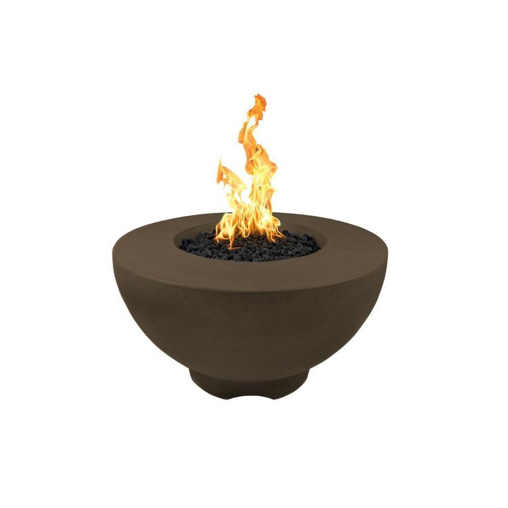 Outdoor Plus Sienna 37-Inch GFRC Gas Fire Pit - Match Lit (OPT-RF37)