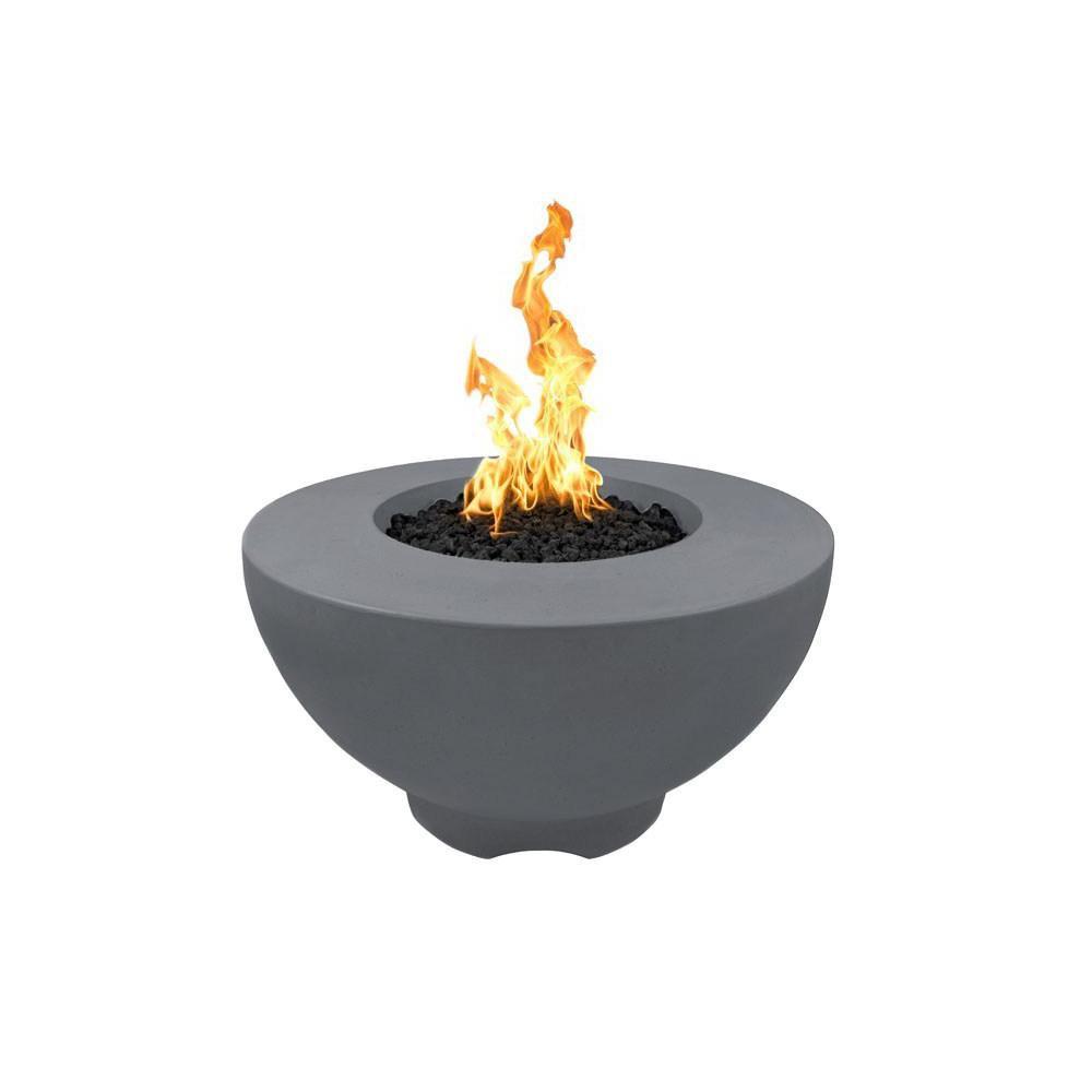 Outdoor Plus Sienna 37-Inch GFRC Gas Fire Pit - Match Lit (OPT-RF37)
