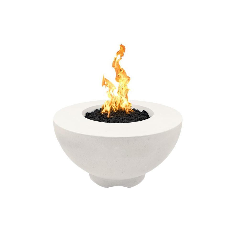 Outdoor Plus Sienna 37-Inch GFRC Gas Fire Pit - Match Lit (OPT-RF37)