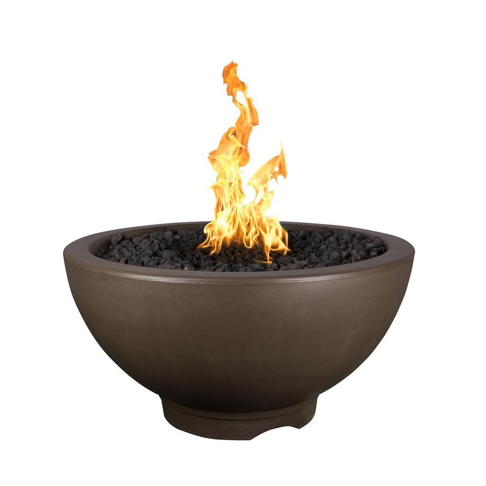 Outdoor Plus Sonoma 38-Inch GFRC Gas Fire Pit - Match Lit (OPT-SONMA38)