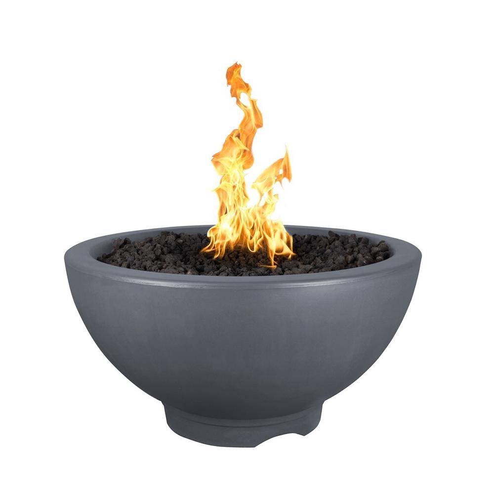 Outdoor Plus Sonoma 38-Inch GFRC Gas Fire Pit - Match Lit (OPT-SONMA38)
