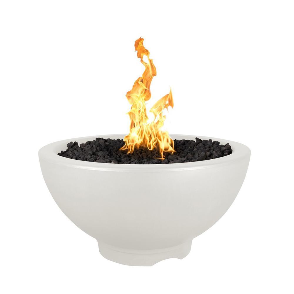 Outdoor Plus Sonoma 38-Inch GFRC Gas Fire Pit - Match Lit (OPT-SONMA38)