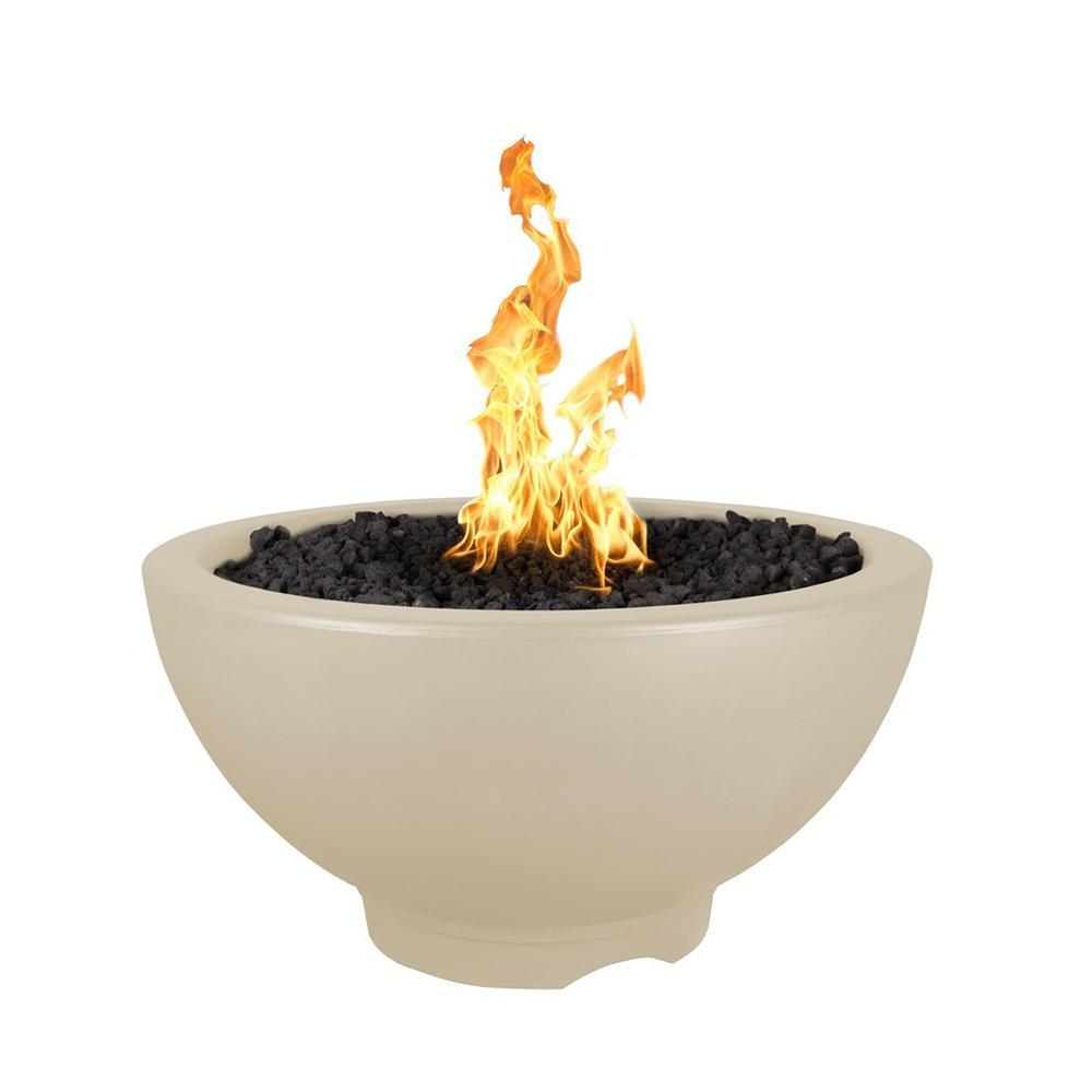 Outdoor Plus Sonoma 38-Inch GFRC Gas Fire Pit - Match Lit (OPT-SONMA38)