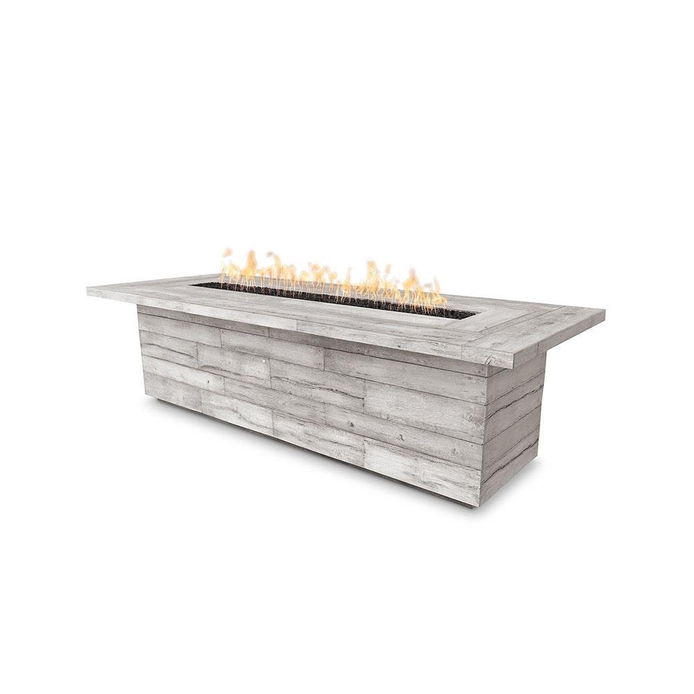 Outdoor Plus Laguna Rectangular Concrete Fire Table - Match Lit