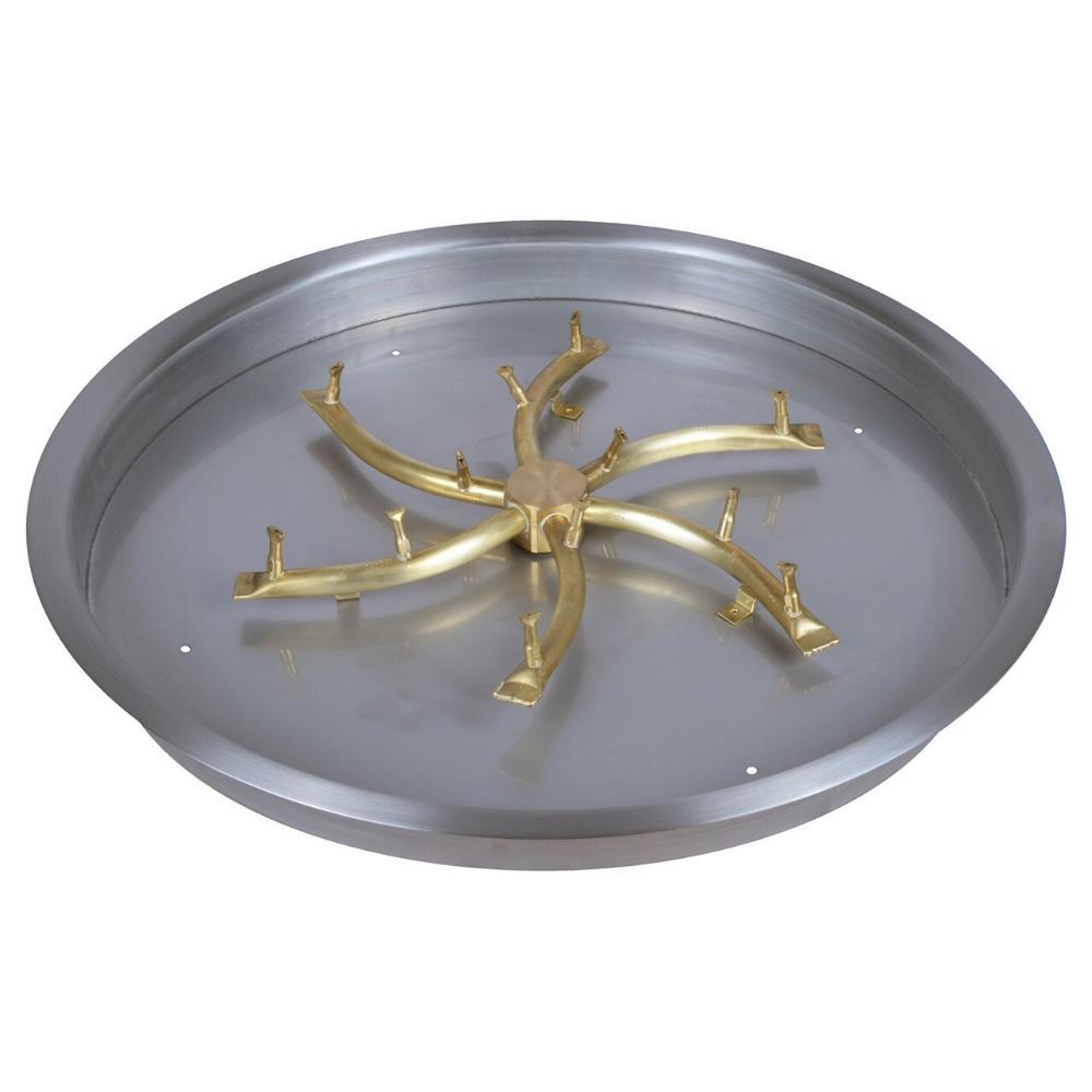 Outdoor Plus Triple "S" Bullet Gas Burner - Match Lit, Sizes: 8" - 48" Diameter