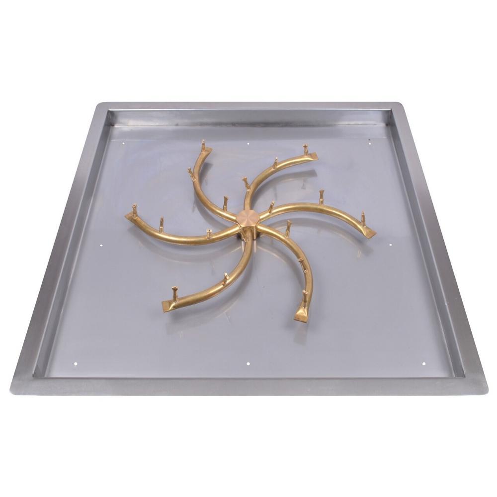 Outdoor Plus Triple "S" Bullet Gas Burner - Match Lit, Sizes: 8" - 48" Diameter